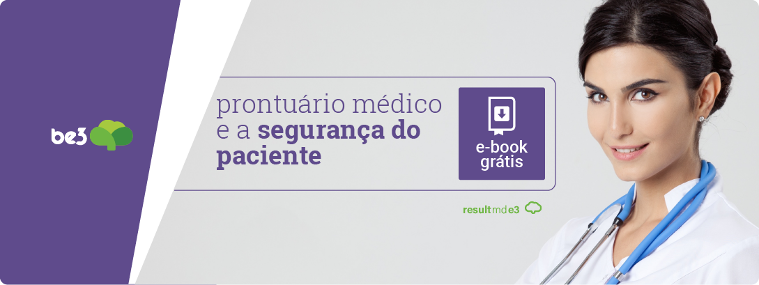 banner para downloado do e-book prontuário eletrônico e a segurança do paciente